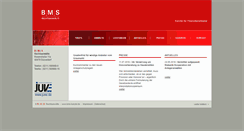 Desktop Screenshot of bms-kanzlei.de