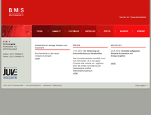 Tablet Screenshot of bms-kanzlei.de
